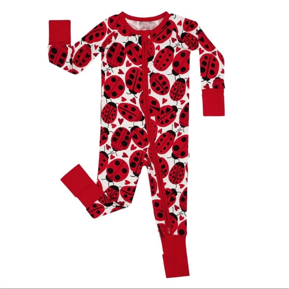 NWT Little Sleepies Love Bug Zippy, 12-18M